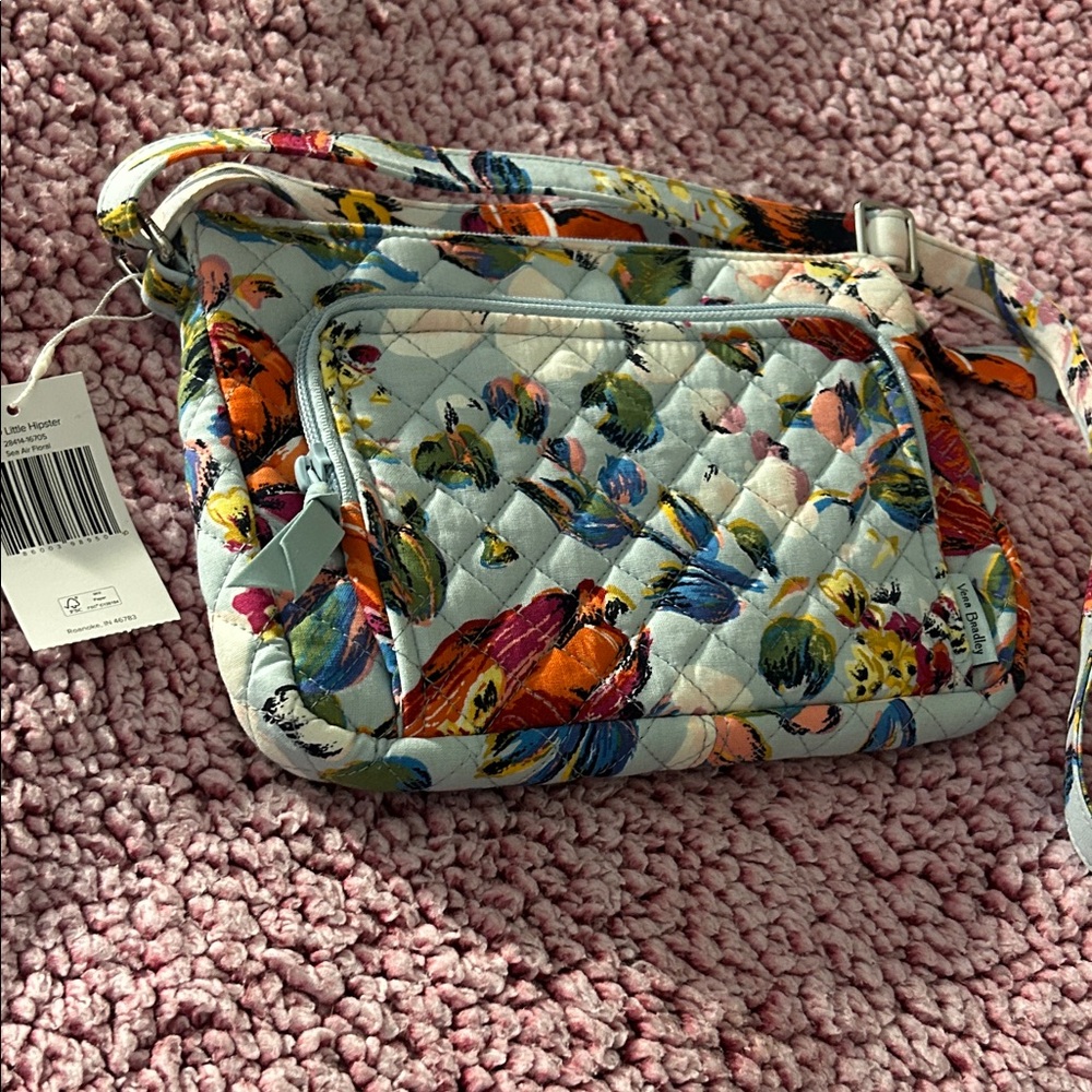 NWT Vera Bradley Multicolor Floral Crossbody Bag